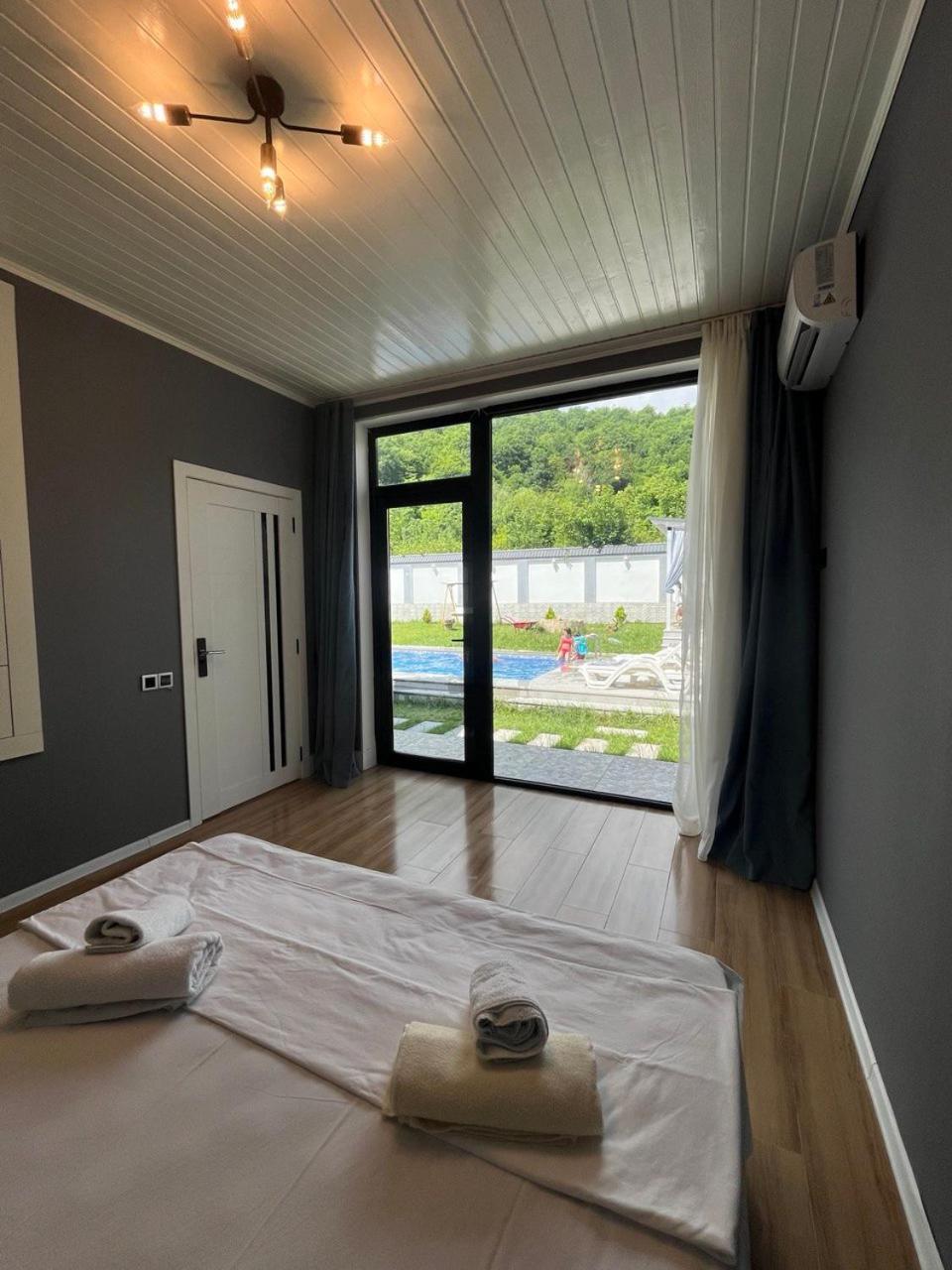 Qafqaz Mountside Chalet Gabala Ngoại thất bức ảnh