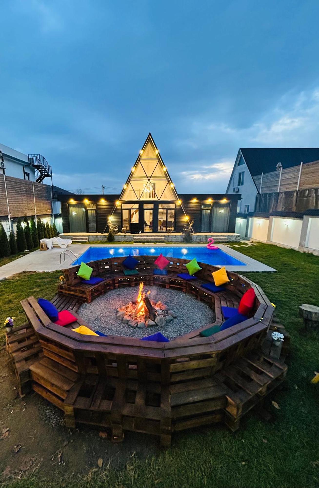 Qafqaz Mountside Chalet Gabala Ngoại thất bức ảnh